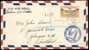 TERRANOVA-NEWFOUNDLAND-POSTA AEREA 1933 - ... 