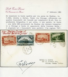 CANADA POSTA AEREA 1933 - Crociera ... 