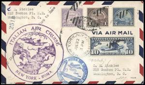 STATI UNITI POSTA AEREA 1933 - Crociera Nord ... 