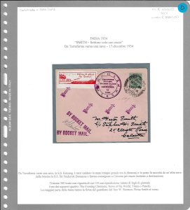 INDIA POSTA RAZZO 1934 - 1/2  a. ... 