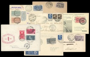 REGNO DITALIA POSTA AEREA 1917/1940 - Sette ... 