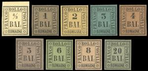 1859 - Lemissione completa (1/9), nuovi, ... 
