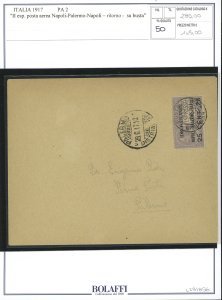 REGNO POSTA AEREA 1917 - 25 cent. ... 