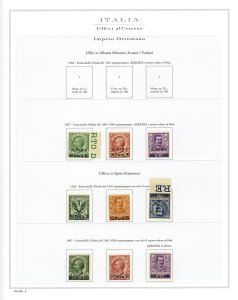 UFFICI POSTALI ITALIANI ALLESTERO ... 