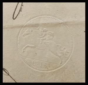 1827 - 15 cent. Cavallino, ... 