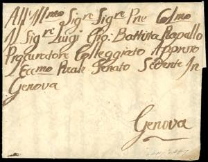 1826 - 50 cent. Cavallino, impressione a ... 