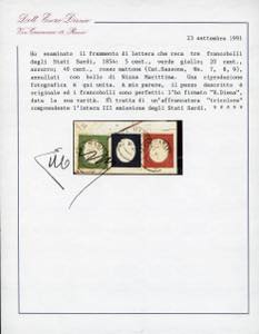 1854 - Terza emissione, serie ... 